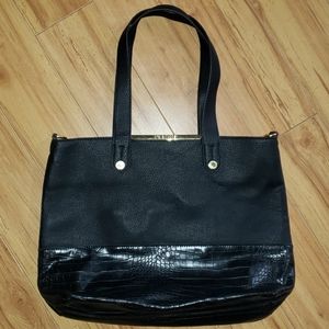 Steve Madden Black & Gold Tote